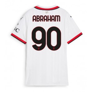 Billiga AC Milan Tammy Abraham #90 Bortatröja Dam 2024-25 Kortärmad